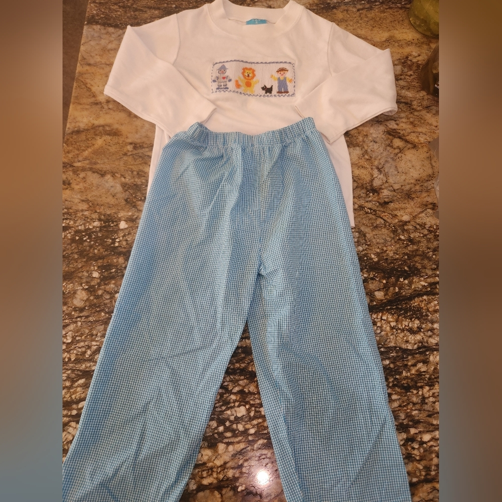Kids White and Blue Kids Set